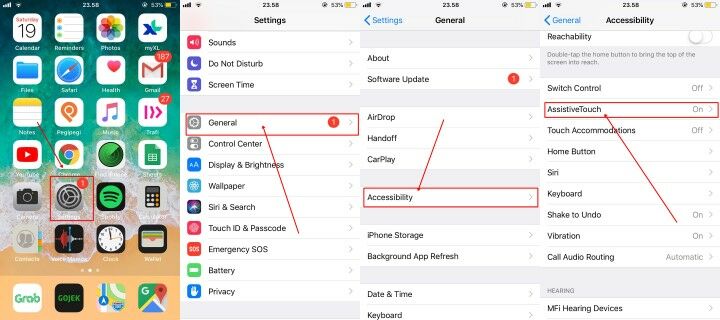 Cara Screenshot Iphone 6 Ios 11 77f32