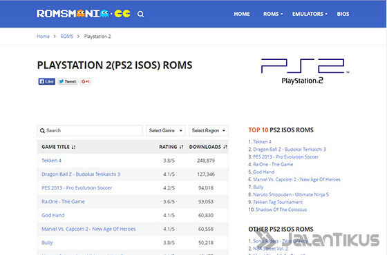 Cara Download Game Ps2 Iso Romsmania 01 Dcf61