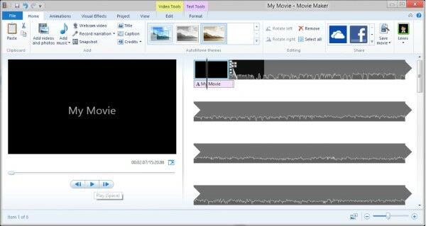 Windows Movie Maker 9a22f