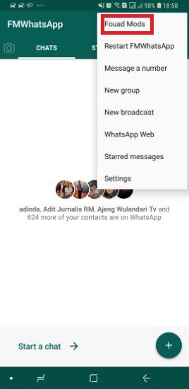 Cara Download FMWhatsapp 3 F9724
