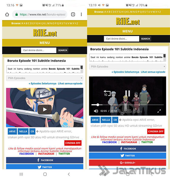 Cara Streaming Anime Di Samehadaku 02 07c17