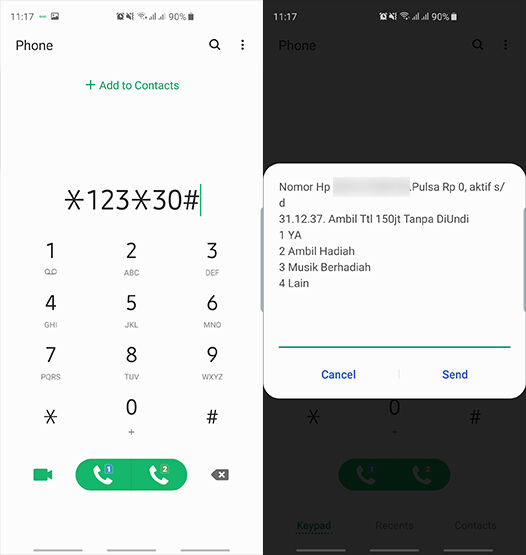 Cara Cek Nomor HP Dial 57cce