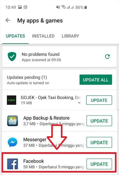 Cara Mengatasi Facebook Error Update 2 022cb