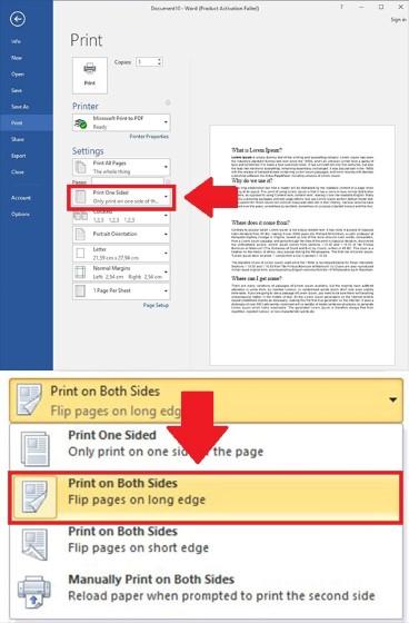 Cara Print Bolak Balik Dari Word Atau Pdf Dengan Mudah Jalantikus