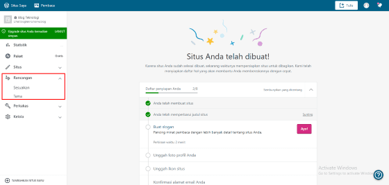 Wordpress Langkah Enam 25327