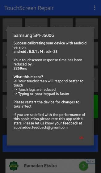 Langkah Tiga Kalibrasi Aplikasi Touchscreen Repair 4ee5c