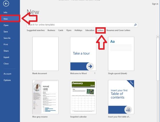 Cara Mudah Membuat Kop Surat Resmi Template 1 1a190