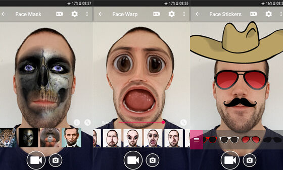 Aplikasi Edit Video Lucu Face Changer A8530