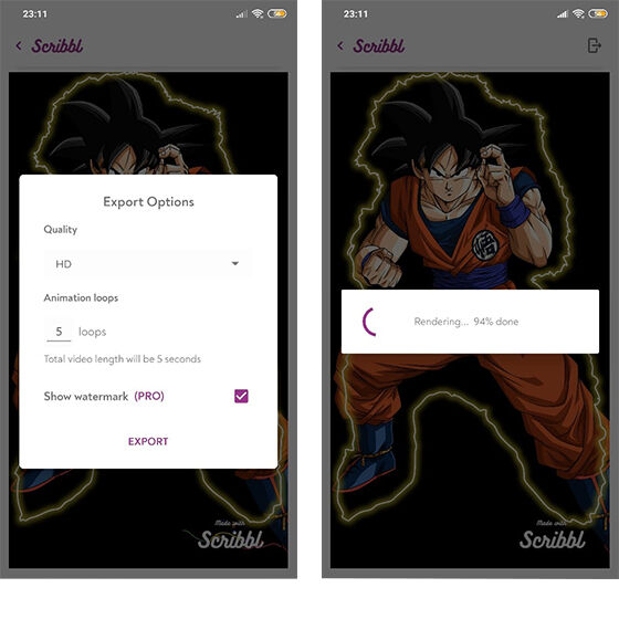 Cara Mudah Membuat Efek Animasi Scribble Dengan Smartphone Android 5 400b5