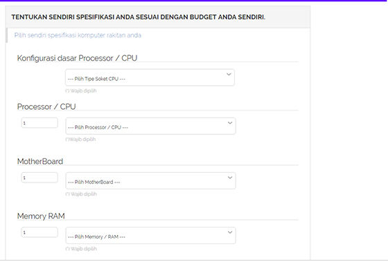 5 Website Untuk Simulasi Harga Rakit PC 16 A99d1