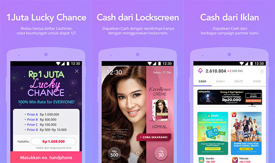 Aplikasi Penghasil Pulsa Cashtree B6847
