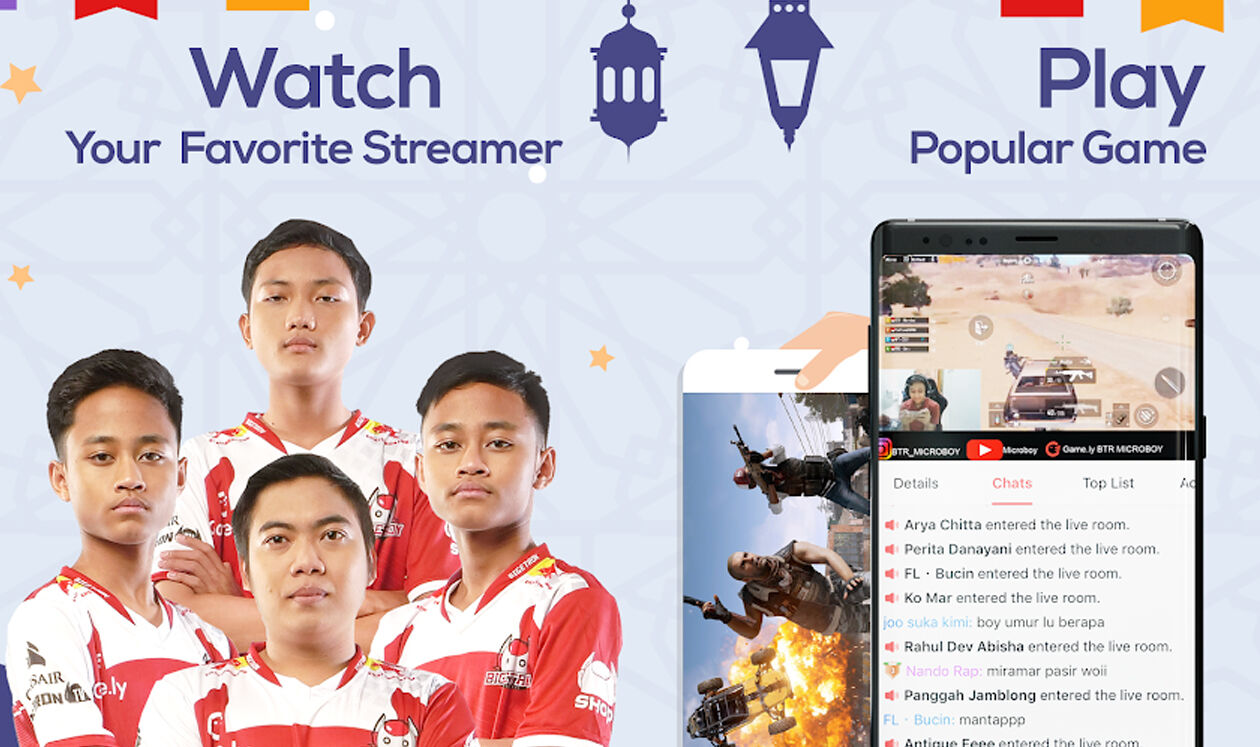 Aplikasi Live Streaming Game Gamely 2b886