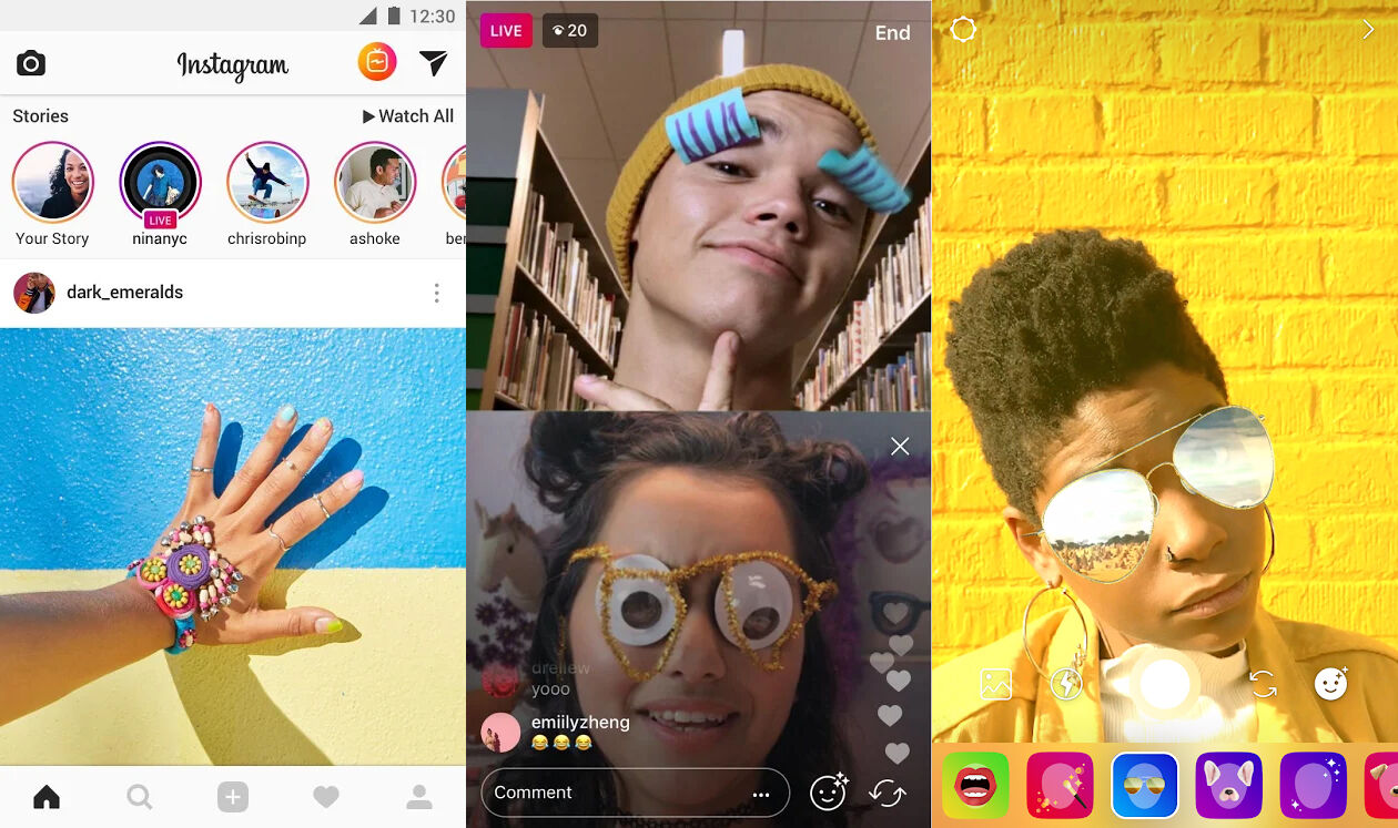 Aplikasi Live Streaming Instagram Defa3