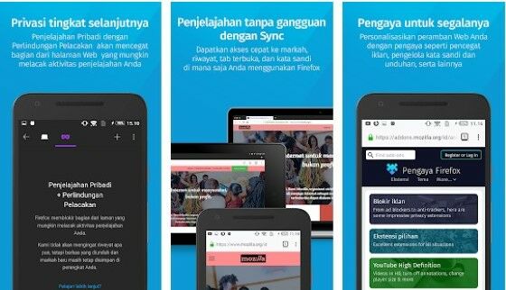 Aplikasi Browser Tercepat Firefox Custom D5315