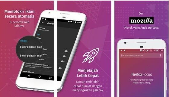 Aplikasi Browser Tercepat Firefox Focus Custom 73b3d