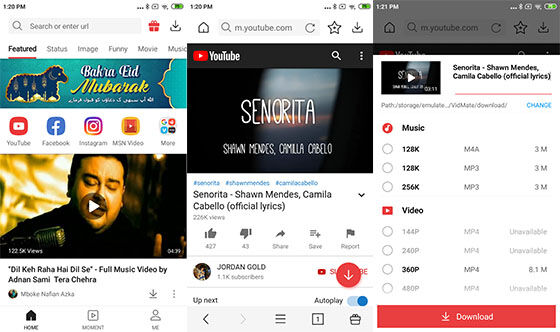 Aplikasi Download Youtube Vidmate 541e0