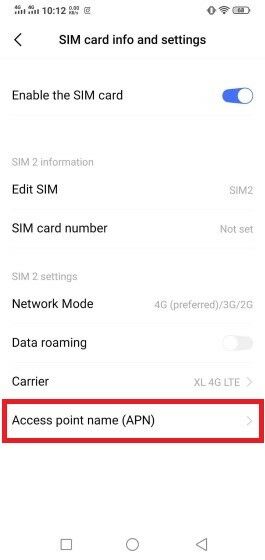 Setting APN XL Android 3 661cd
