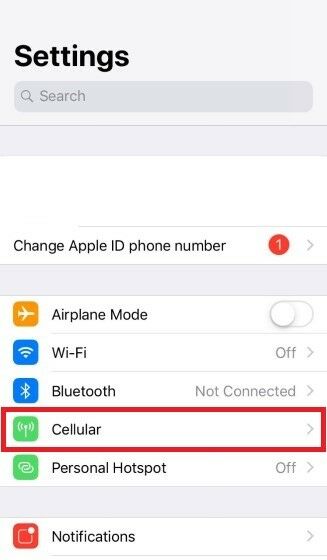 Setting APN XL Iphone 1 6a38c