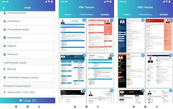 Resume Builder App A731f