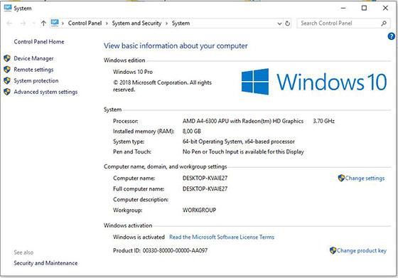 cara melihat spesifikasi laptop dan pc