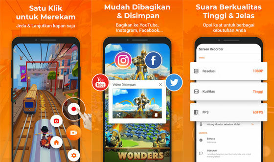 Aplikasi Perekam Layar Xrecorder A35dd