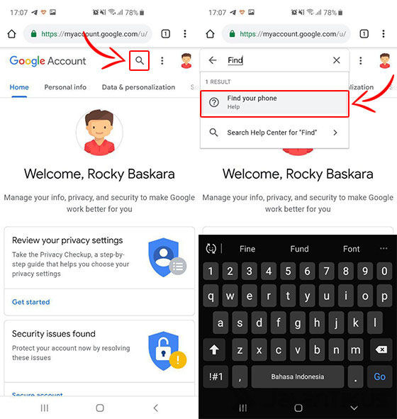 Cara Melacak HP Yg Hilang Dengan Email 46227