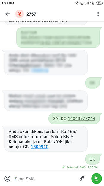 Cara Cek Saldo BPJS Ketenagakerjaan Via SMS Aafc4