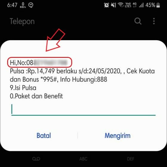 Cara Cek Nomor Smartfren GSM 4G LTE 09142