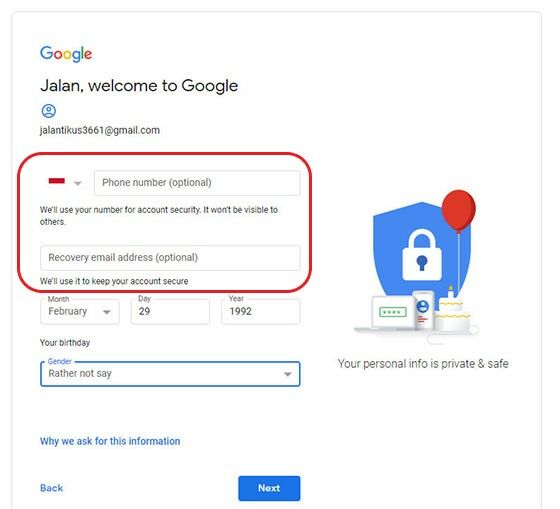 Cara Membuat Email Pribadi Di HP 7c1a9