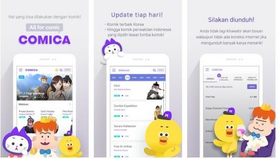 Aplikasi Baca Komik Romatis Korea Eaad5