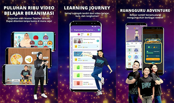 Aplikasi Belajar Online Ruangguru B1300