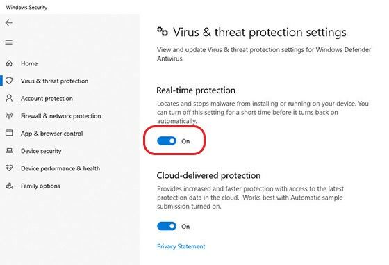 Cara Mematikan Windows Defender Windows 10 2020 6b723