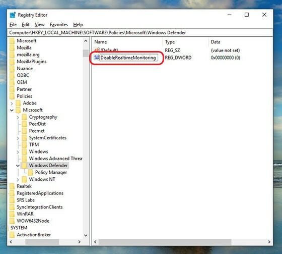 Cara Mematikan Windows Defender Windows 10 Secara Permanen A8039