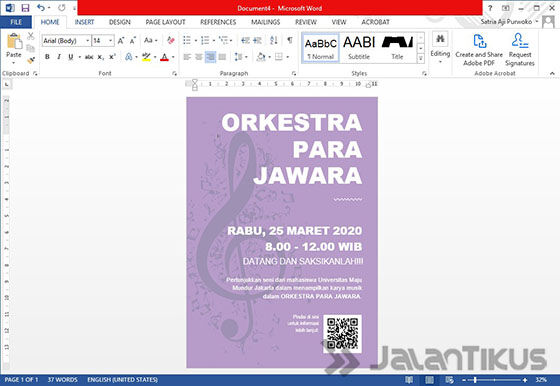 Cara Membuat Poster Dengan Microsoft Word 05 796d0