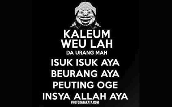 50 Kata Kata Bahasa Sunda Lucu Dan Artinya Ngakak Jalantikus