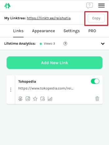 Cara Membuat Linktree Tokopedia Di Instagram Custom D542f