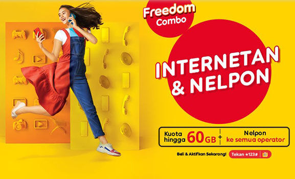 Paket Internet Indosat Freedom Combo 55006