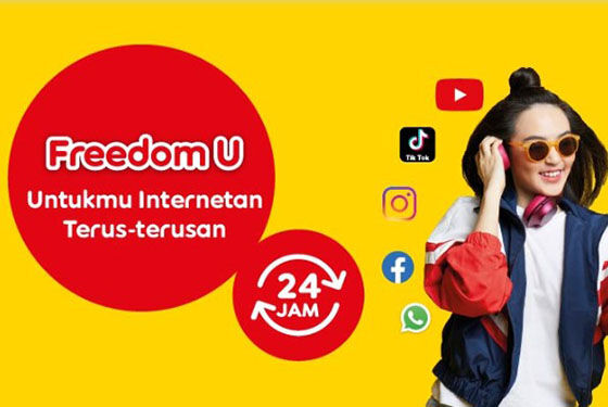 Paket Internet Indosat Freedom U 09122