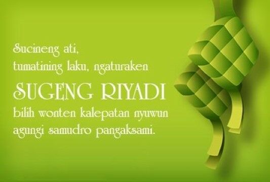 Ucapan Idul Fitri Bahasa Jawa 36c5b