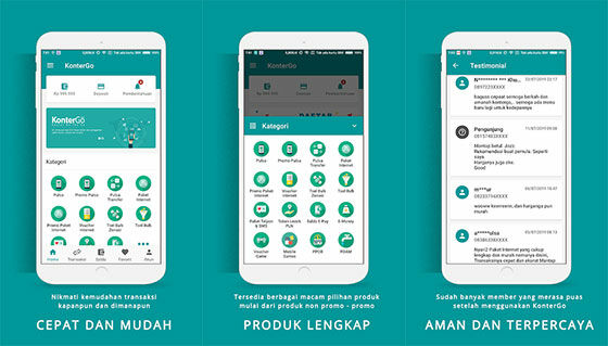 Aplikasi Jual Pulsa Kontergo A426c