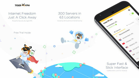 Aplikasi Internet Gratis Tiger Vpn F5278