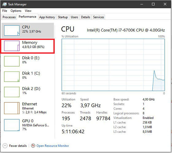 Cara Melihat Penggunaan Ram Di Laptop