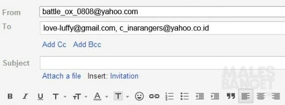 Contoh Alamat Email Lazada F05f0