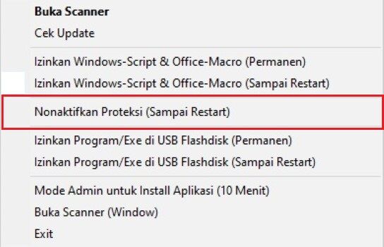 Cara Menonaktifkan Smadav 2020 Melalui Taskbar Step 2 8e1e1