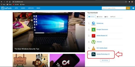 Cara Langkah Lengkap Mudah Download Photoshop Gratis Softonic Pilih Opsi Adobe Photoshop Cc E9fdc
