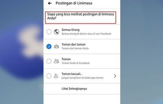 Cara Setting Facebook Agar Tidak Bisa Dilihat Orang Lain Df4b3