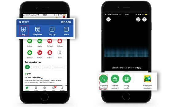 Cara Transfer Gopay Ke Nomor 51985