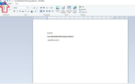 Cara Membuka File Word Yang Terkunci E3773