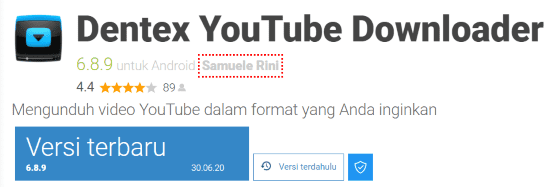 Dentex YouTube Downloader Ec30c
