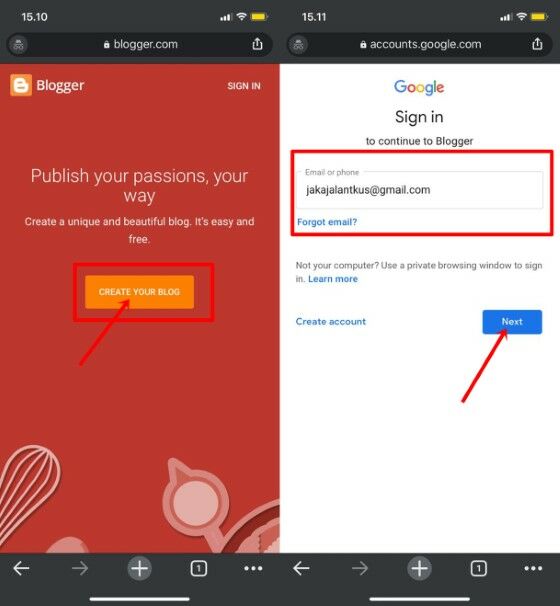 Cara Membuat Blog Di Hp 2862c